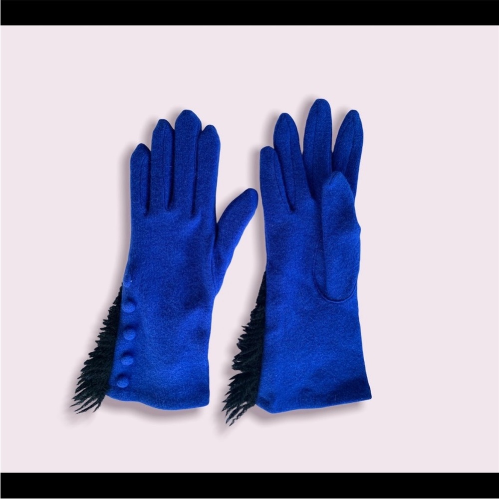 Retro Designer Wool Gloves